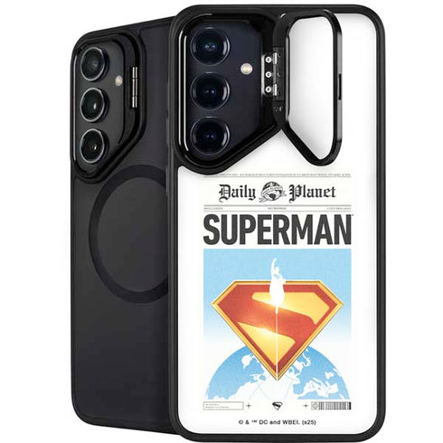 Superman 2025 Daily Planet Superman Cover Galaxy S25 Kickstand Case